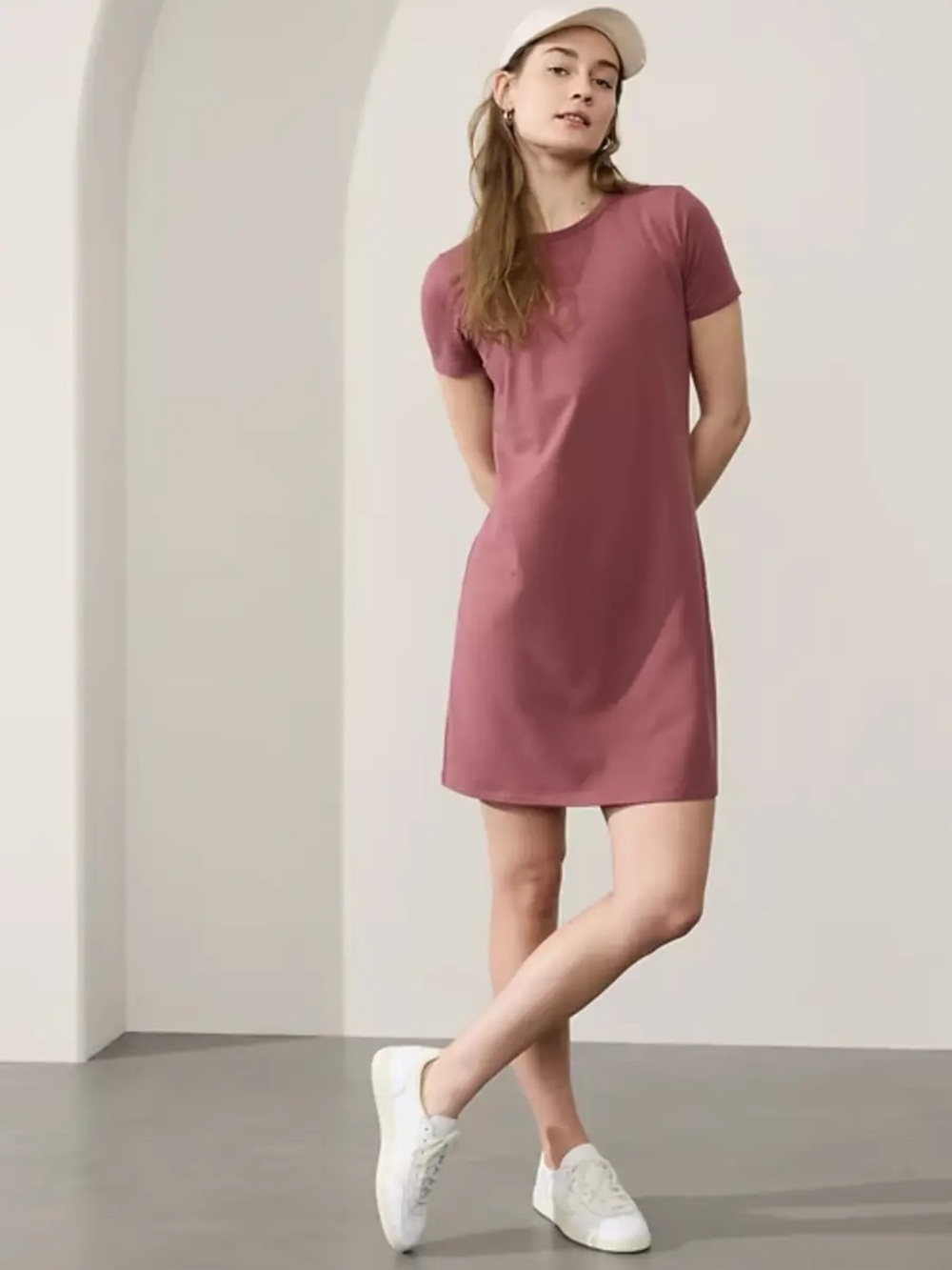 Athleta Short Sleeve Essential Tee Dress